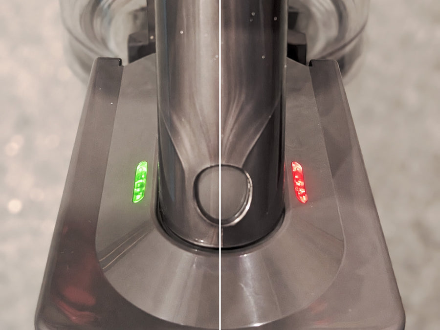 Akkuadapter Bosch 18V GBA (Blau) auf Dyson V6: Statusleuchte