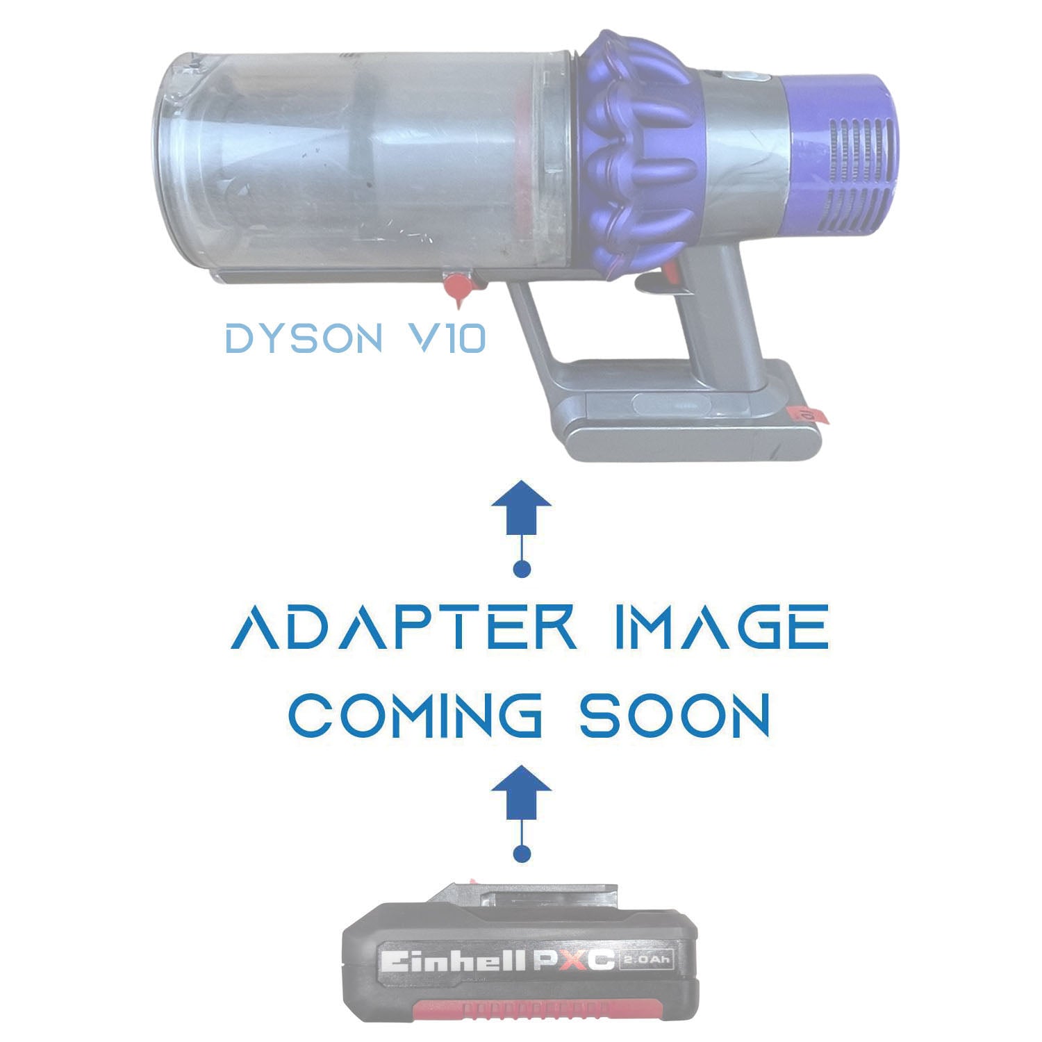 Einhell 18V PXC vers Dyson V10 Adaptateur de batterie
