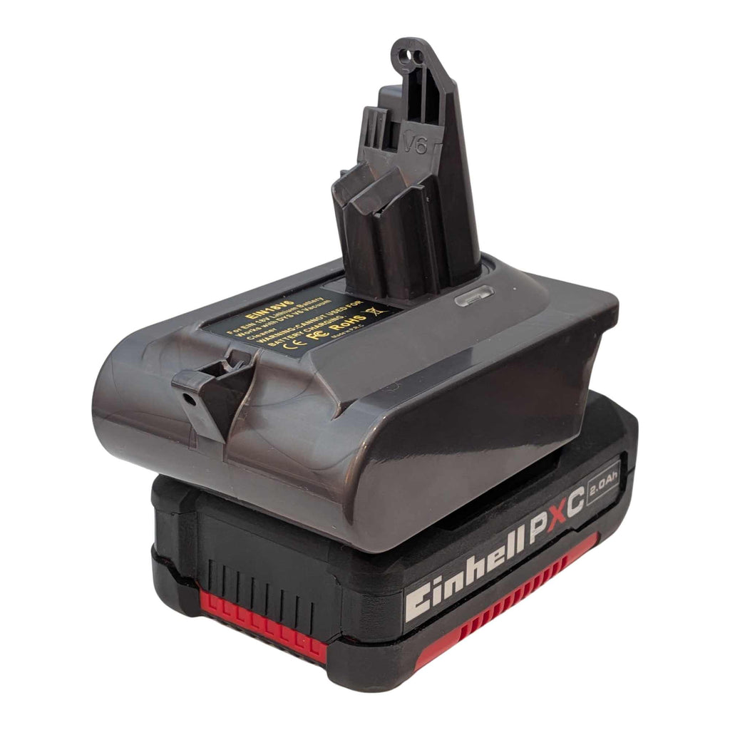 Einhell 18V PXC auf Dyson V6 Akkuadapter
