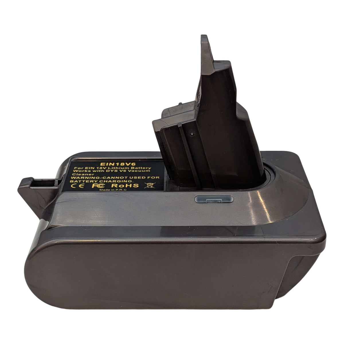 Akkuadapter Einhell 18V PXC auf Dyson V6: Adapter, rechte Seite