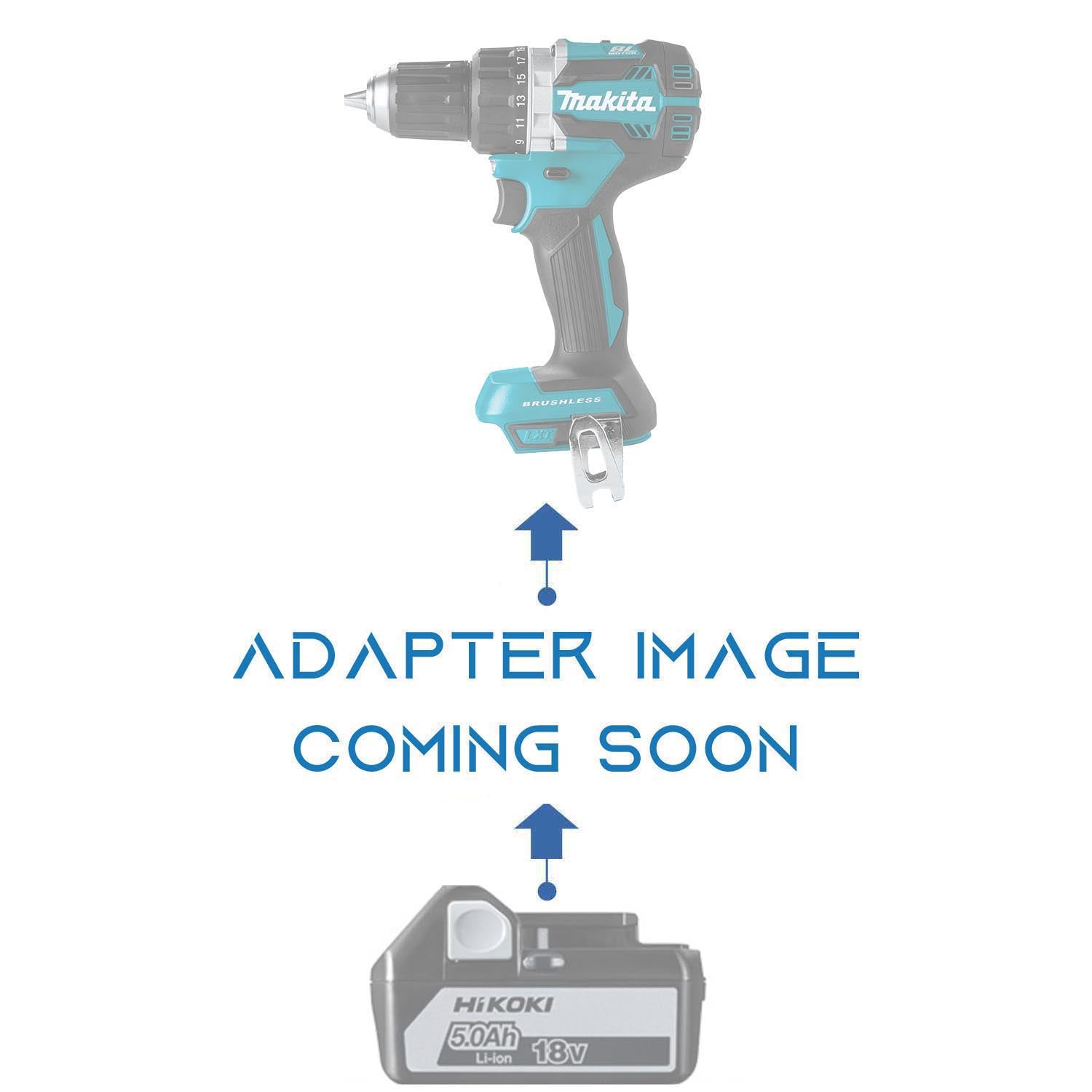 Hikoki 18V auf Makita 18V LXT Akkuadapter
