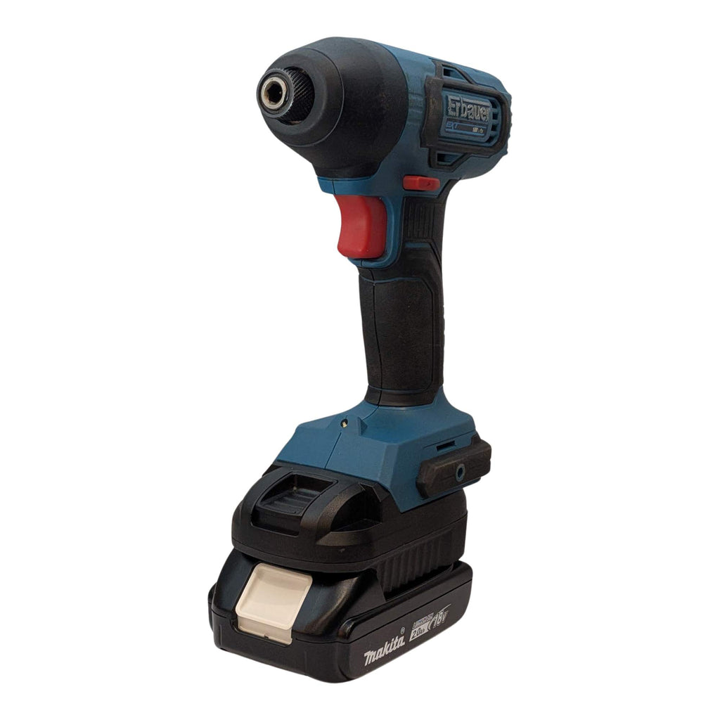 Makita 18V LXT auf Erbauer 18V EXT Akkuadapter