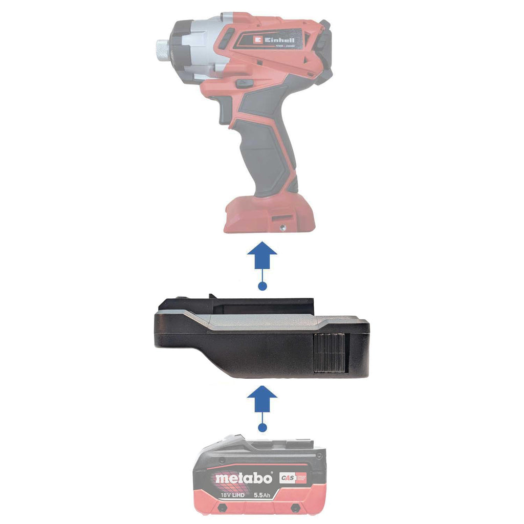 Metabo CAS 18V vers Einhell 18V PXC Adaptateur de batterie