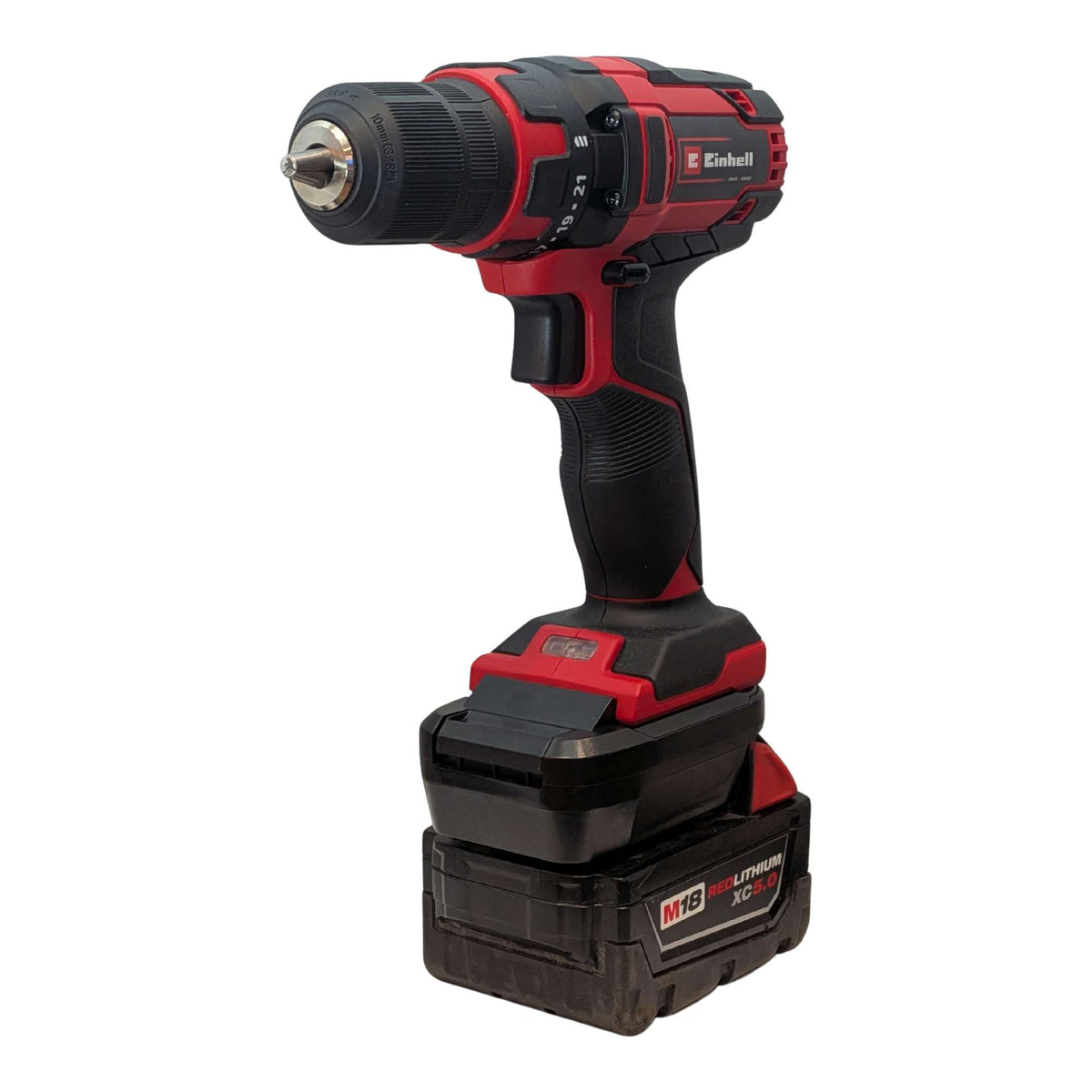Milwaukee M18 auf Einhell 18V PXC Akkuadapter