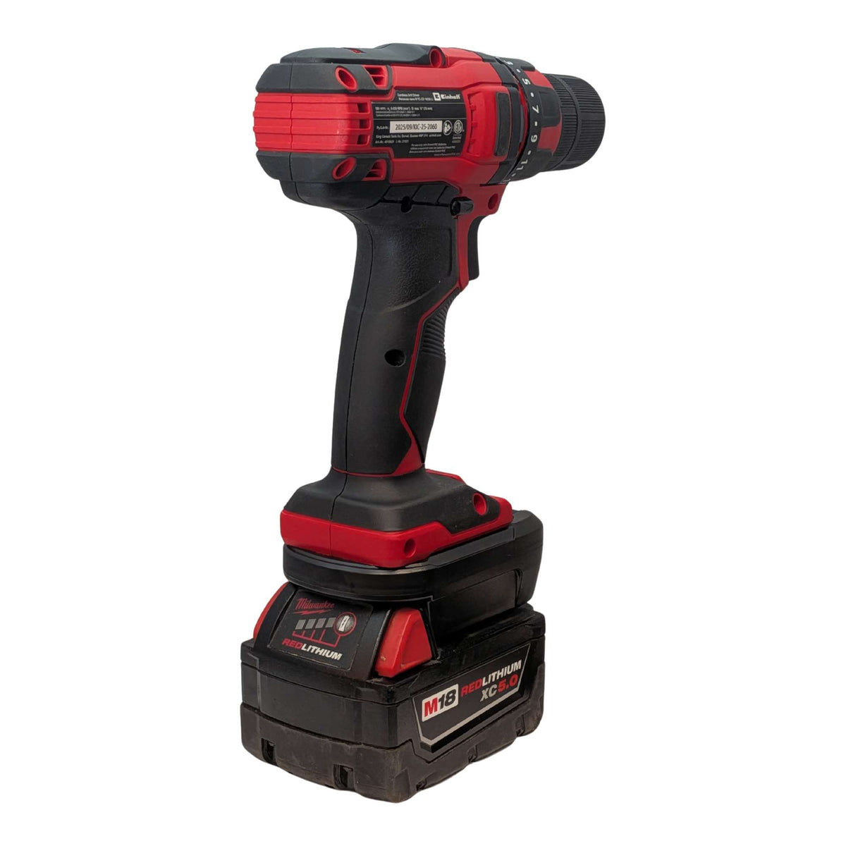 Milwaukee M18 auf Einhell 18V PXC Akkuadapter