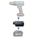 Milwaukee M18 auf Erbauer 18V EXT Akkuadapter