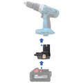 Milwaukee M18 vers Makita 18V Ni-Cd/Ni-MH Adaptateur de batterie