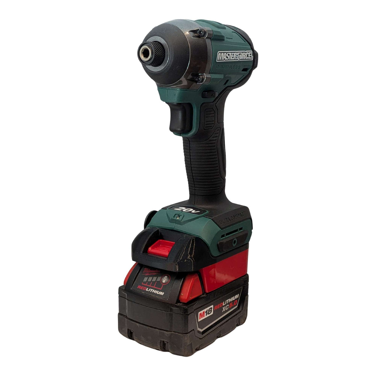 Milwaukee M18 auf Masterforce 20V Akkuadapter