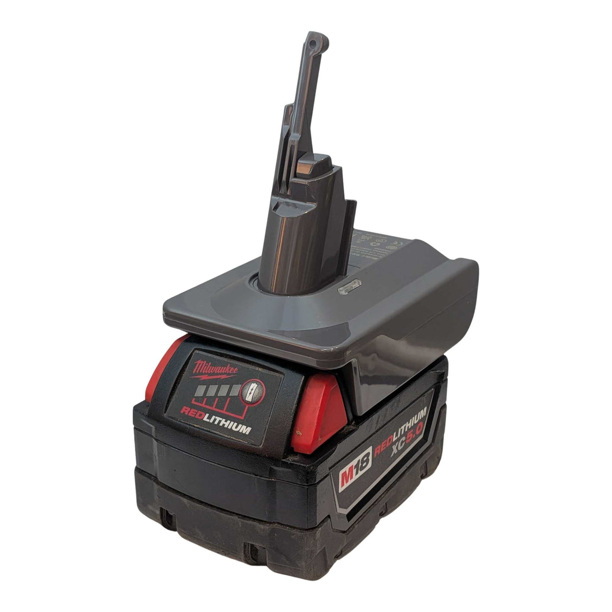 Milwaukee M18 auf Dyson V8 Akkuadapter