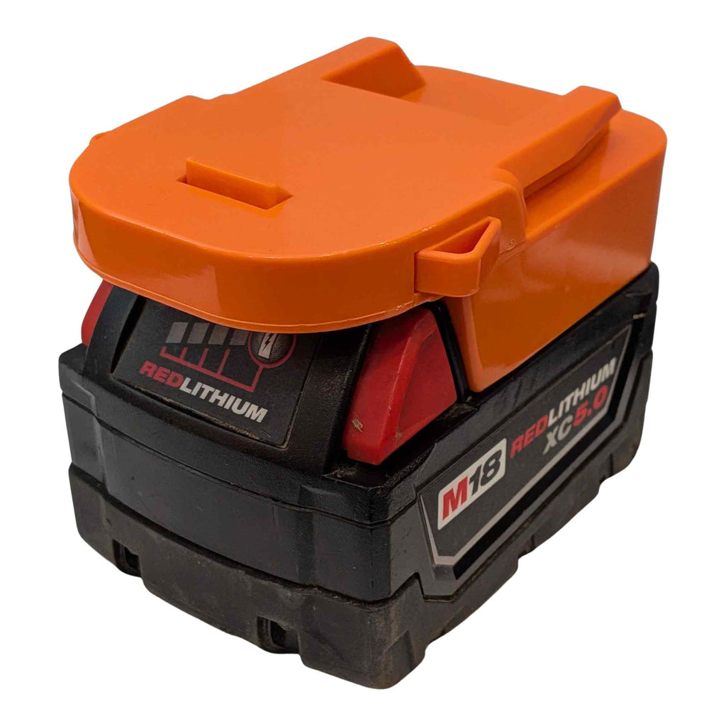 Milwaukee M18 auf RIDGID 18V Akkuadapter