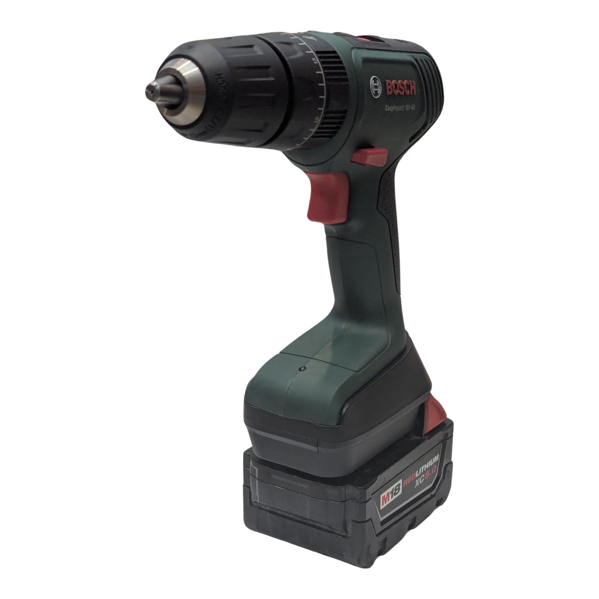 Milwaukee M18 auf Bosch 18V PBA (Grün) Akkuadapter