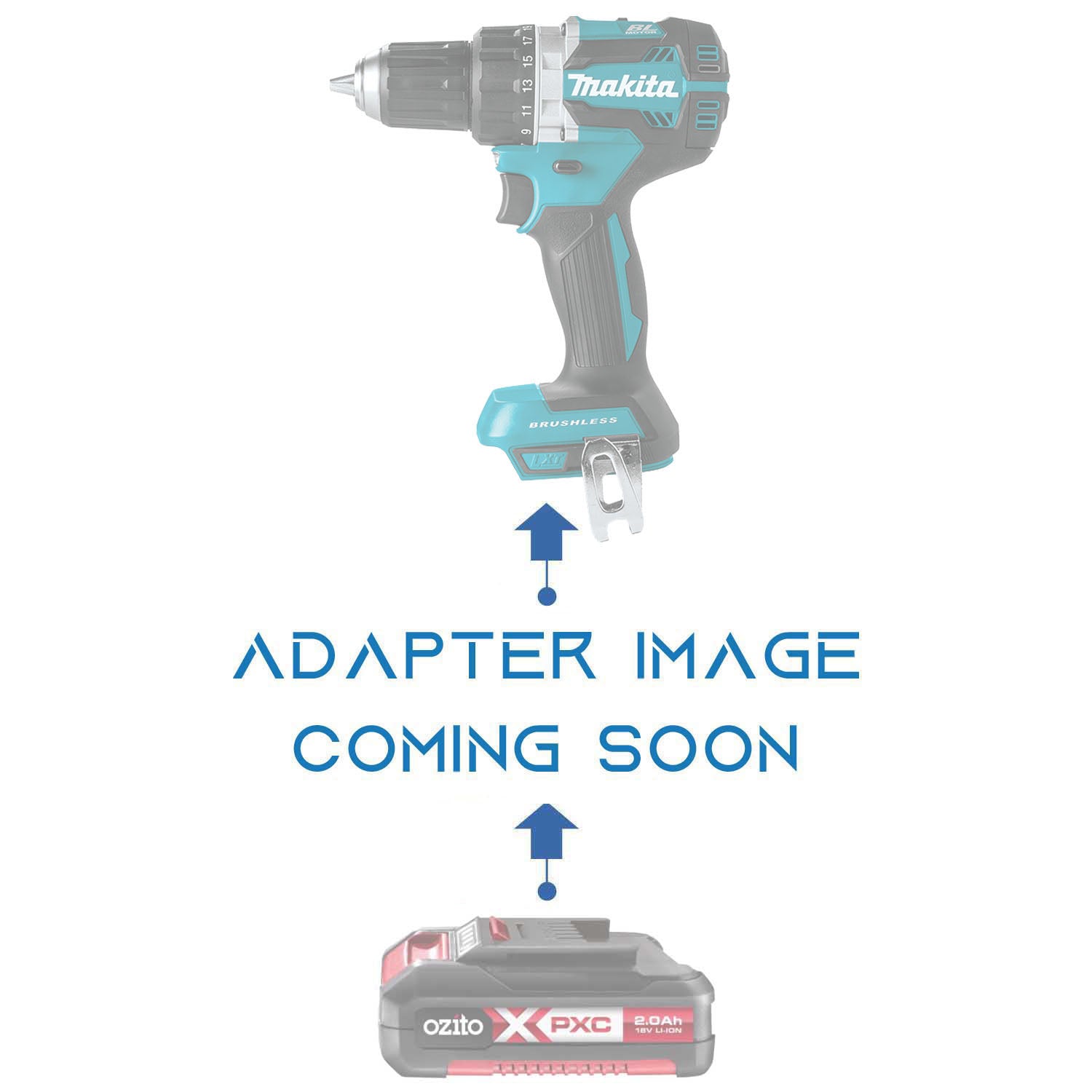 Ozito PXC 18V vers Makita 18V Adaptateur de batterie