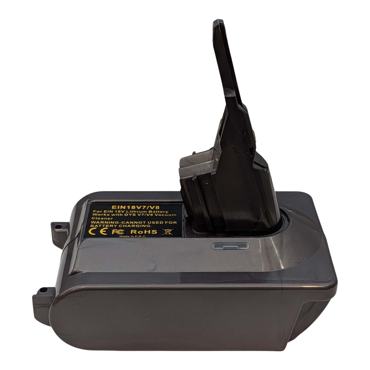 Akkuadapter Einhell 18V PXC auf Dyson V8: Adapter, rechte Seite