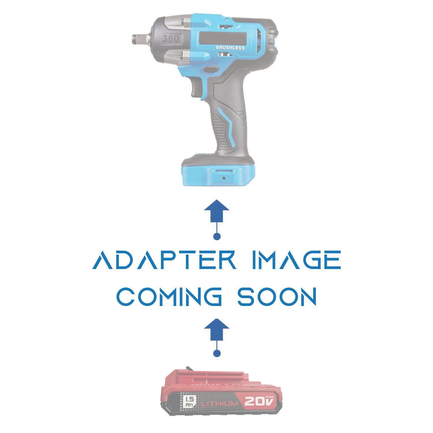 Porter Cable 20V vers Mastercraft 20V (PWRPOD / Bleu) Adaptateur de batterie