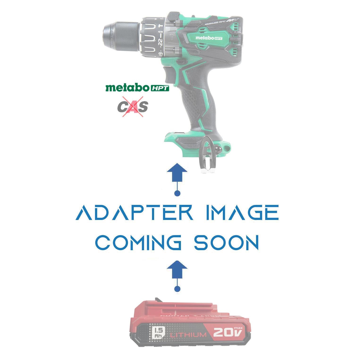 Porter Cable 20V auf Metabo HPT 18V Akkuadapter