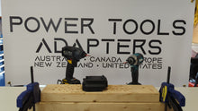 Laden und Abspielen von Videos im Galerie-Viewer, Makita 18V auf CAT 18V Batterieadapter
