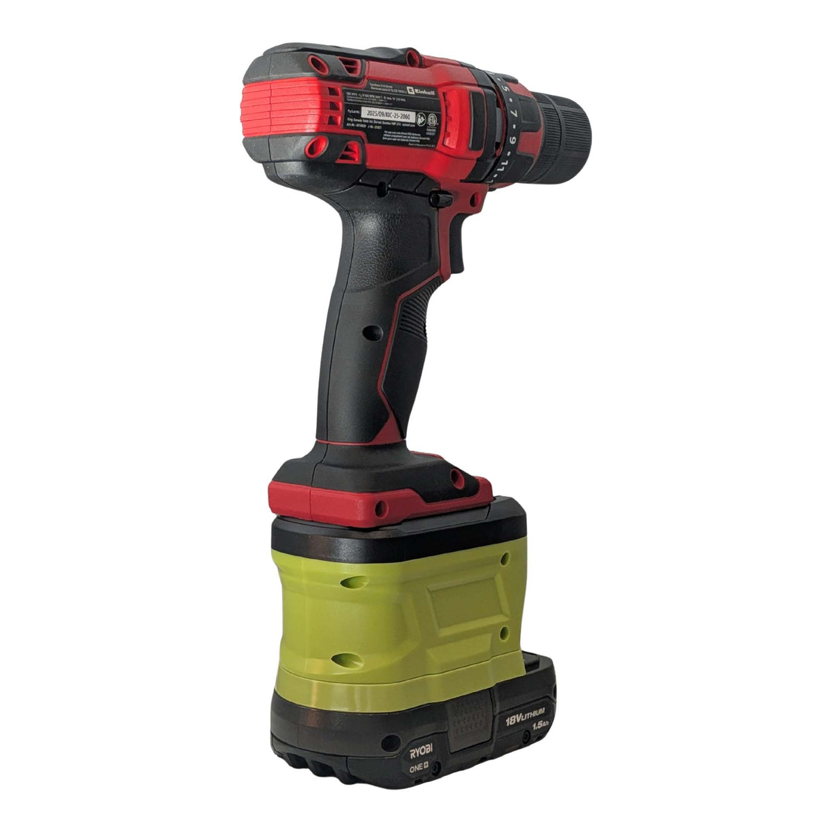 Ryobi 18V ONE+ auf Einhell 18V PXC Akkuadapter