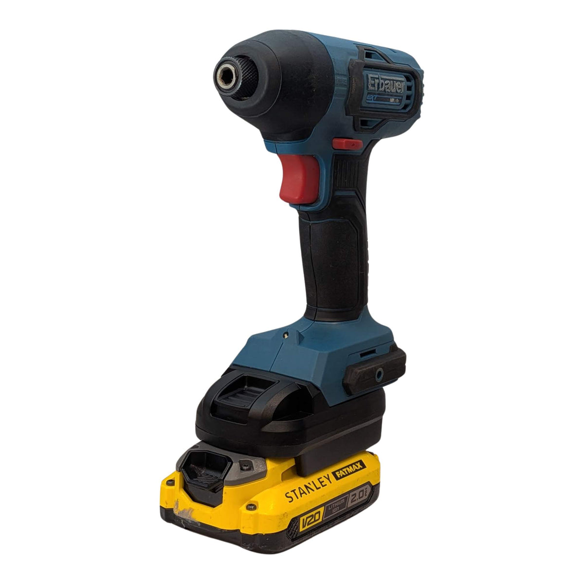 Stanley FATMAX V20 auf Erbauer 18V EXT Akkuadapter