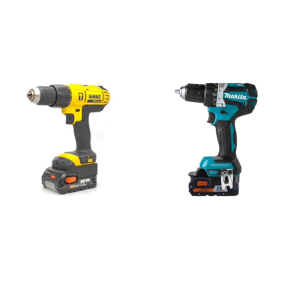 [Pack] RIDGID 18V vers DeWalt et Makita