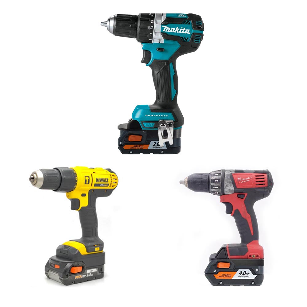 [Pack] RIDGID 18V vers DeWalt, Makita et Milwaukee
