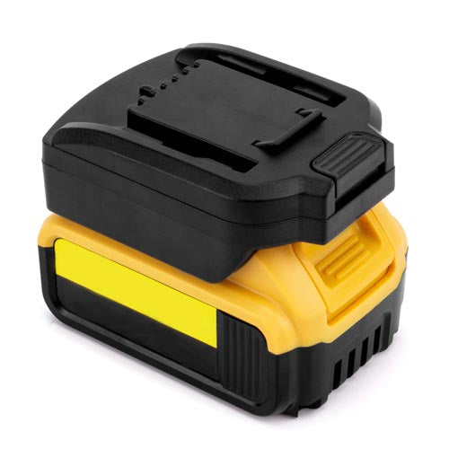 Adaptateur de batterie DeWalt 20V vers WORX 20V PowerShare (Orange)