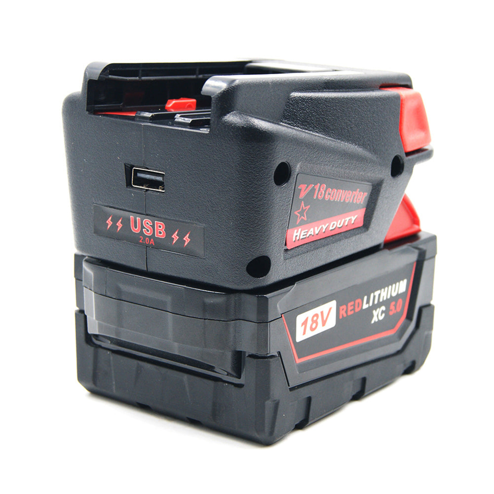 Milwaukee 18V auf Milwaukee V18 Batterieadapter